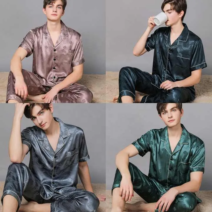 جديد مخصص بأزرار أسفل بيجامة ملابس المنزل . New Custom Button Down Pajama Homewear