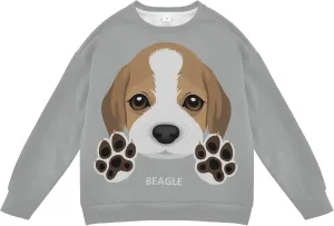 Plaaee Kids Crewneck Long Sleeve Fleece Sweatshirt Pullover Top for Boys or Girls Monster Trucks Car Prints 4T
