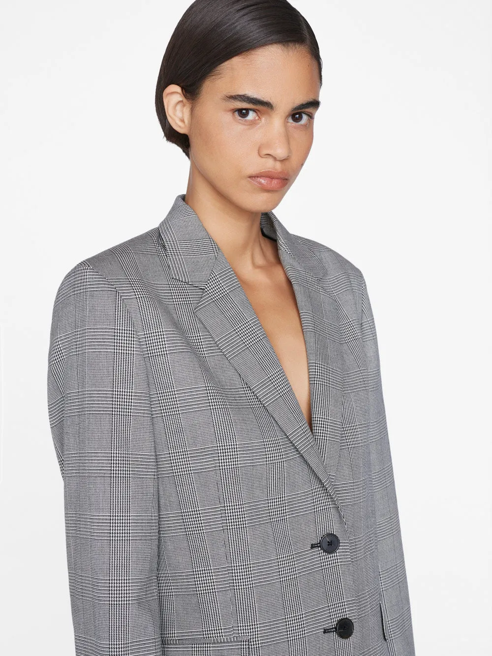 The Oversized Blazer -- Noir Multi