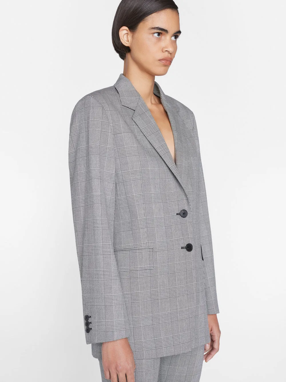 The Oversized Blazer -- Noir Multi