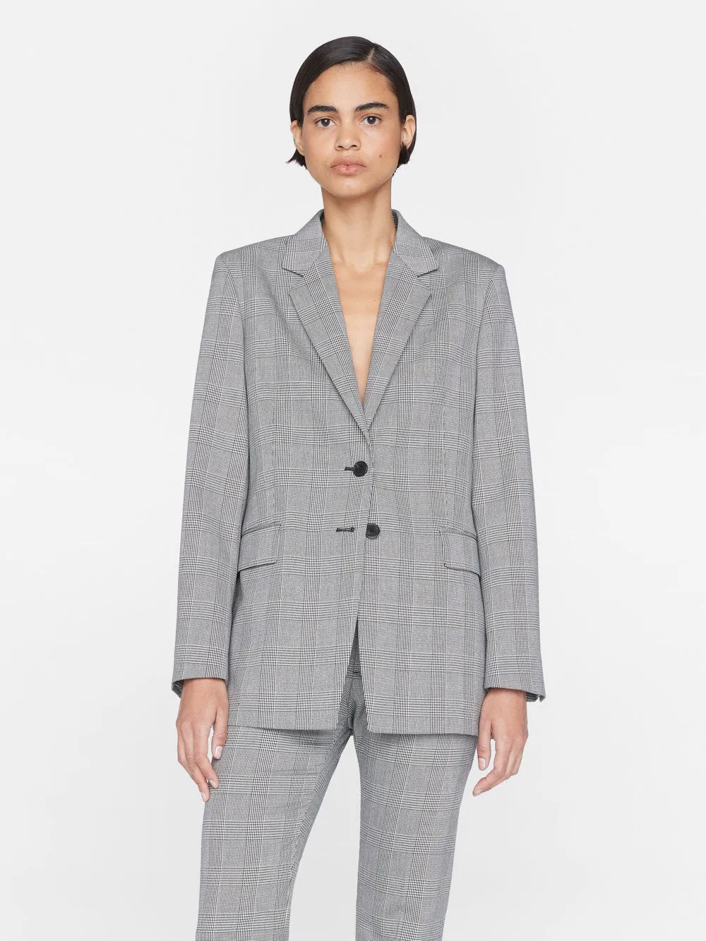 The Oversized Blazer -- Noir Multi